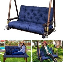 Swing Replacement Cushions For Outdoor: 2-3 Seater Waterproof Porch Bench - £67.26 GBP