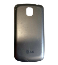 Genuine Lg Optimus One P500 Battery Cover Door Silver Cell Phone Back Panel - £3.65 GBP