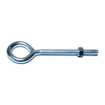 3/8&quot;-16 x 6&quot; Zinc Plated Steel Coarse Thread Eye Bolts with Nuts - £12.34 GBP+