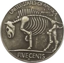 Fantasy Coin: Minulost v Kovu - Skeleton Design - $18.44 CAD