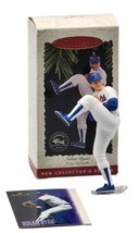 Nolan Ryan At The Ballpark Hallmark Keepsake Ornament &amp; Trading Card 1996 VTG - £6.74 GBP