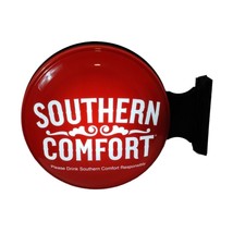 Grimm Industries Southern Comfort Bar Wall Light Red White Round Man Cave - $163.23