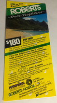 Vintage Hawaiian Airlines travel Brochure Hawaii BR13 - $9.89