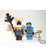 Minifigure Custom Toy Figure Jay and Samurai X PIXAL Ninjago Set of 2 - $12.00