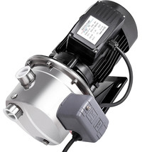 Shallow Well Jet Pump w/Pressure Switch 1 HP 18.5GPM Stainless Steel 110V - $163.99