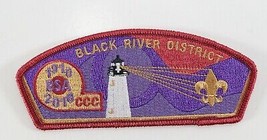 Vintage 2010 Black River District CCC 90th Boy Scout BSA CSP Shoulder Patch - £9.13 GBP