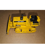 24FF74 JOHN DEERE TOY BULLDOZER, MISSING RUBBER TRACKS, ERTL, GOOD CONDI... - £6.02 GBP