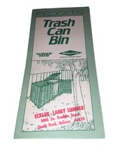 Wolmanized “Trash Can Bin” Pamphlet Stamped Eckler-Lahey Lumber South Be... - $174.15 MXN