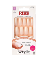 KISS Salon Acrylic French Nails, Strong Enough - £11.23 GBP