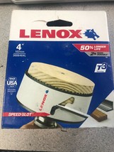 LENOX 3006464L SPEED SLOT 4&quot; BI-METAL HOLE SAW w/T3 TECHNOLOGY NEW - £21.79 GBP