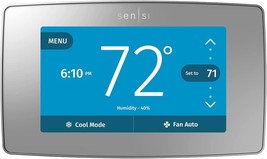 Emerson&#39;S Sensi Touch Smart Thermostat Has Touchscreen Color, Wire Is Ne... - $168.97
