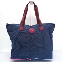 Kipling Davian Packable Large Tote Bag Travel Grocery KI9102 Mod Navy $69 NWT - £39.92 GBP