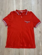 Lacoste Live Polo Shirt Mens Size 7 Orange Short Sleeve - £11.41 GBP