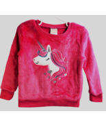 Jumping Beans Unicorn Fleece Shirt 2T Girls Pink Embroidery Applique 201... - £5.23 GBP