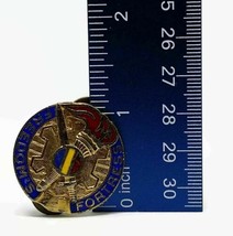 Military Freedom&#39;s Fortress Torch DI Crest Lapel Pin - £9.76 GBP