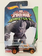Hot Wheels Marvel Ultimate Spider-Man vs Sinister 6 Rhino Repo Duty Car Figure - £9.16 GBP