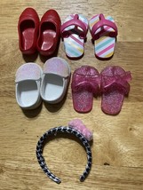 Lot Of 4 OG Our Generation Funrise 18&quot; Doll Shoes American Girl Compatible - £12.80 GBP