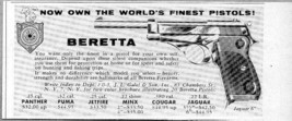 1960 Print Ad Beretta Worlds Finest Pistols New York,NY - $8.05