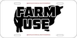 Beef Farm Use Ranch Vehicle License Plate Tag Metal Car Automobile Truck Wtblk 3 - £7.03 GBP