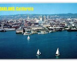 Birds Eye View Oakland California CA UNP Chrome Postcard R28 - £2.28 GBP