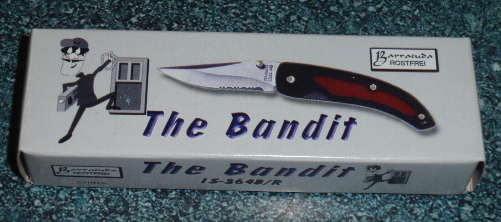 Frost Cutlery - &quot;The Bandit&quot; Pocket Knife #15-364B/R - Adult Stocking St... - $5.81