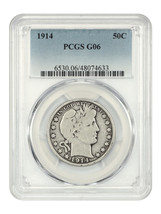 1914 50C PCGS G06 - £142.51 GBP