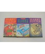 Harry Potter Lot of 3 Paperback Books Philosopher&#39;s Chamber of Azkaban R... - £11.54 GBP