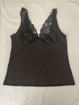 Vintage Molyclaire Women&#39;s Black Top Lace Size Medium- e576 - $255.41 MXN