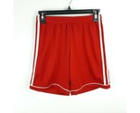 Adidas Women&#39;s Athletic Climalite Shorts Size Small Red Drawstring TB28 - $8.41