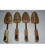 Men&#39;s Wearhouse Cedar Shoe Trees Lot Of 4 Men&#39;s Rochester Shoe Tree Co. ... - $29.99