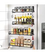Magnetic Spice Rack For Refrigerator, 4 Pack Magnetic Fridge Shelf With ... - $39.92