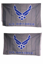 3X5 Air Force Gray Wings Flag 2 Sided Double Sided Premium Banner Flag Usa Ship - £15.97 GBP