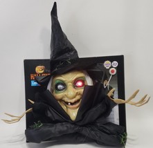 Happy Halloween 3ft LED Witch Prop Decoration w/ Light-Up Eyes - $27.71