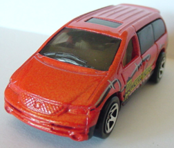 1998 Hot Wheels Dodge Caravan Metro Hotel Shuttle Orange, 5 Spoke 1/64 Excellent - £5.41 GBP