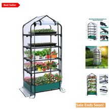 Mini Greenhouse with 5 Tiers for Indoor Outdoor Seedlings Durable PVC Cover - $128.65