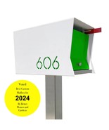 RetroBox in WHITE: is a Midcentury Modern Contemporary Retro Designed Op... - $8,484.37 MXN