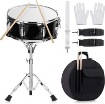 14 Inch Snare Drum Set With Gig Bag, A Pair Sticks,Drum Stand And, 14&#39;&#39;,... - $117.97