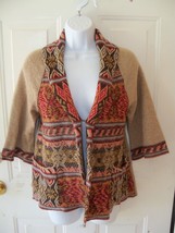 Free People Brown Knit Cardigan Size Small - £36.19 GBP