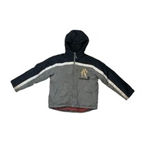 Transformers Boys Size 8 Dark of the Moon Bumblebee WInter Coat Jacket Gray - £11.75 GBP