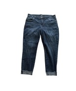Kut From The Kloth Ankle Straight Leg Jeans Womens 14W Denim Casual Dark... - $20.09