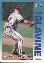 1992 Fleer Citgo The Performer Tom Glavine 20 Braves - £0.79 GBP