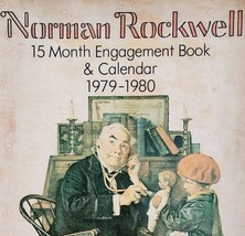 Norman Rockwell 15 Month Calendar 1979-80 Unused Lithograph Art Vintage E47 - $70.21 CAD