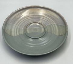 Studio Art Hand Thrown Pottery Appetizer Chip Dip Sushi Plate Serving Farmhouse - £18.53 GBP