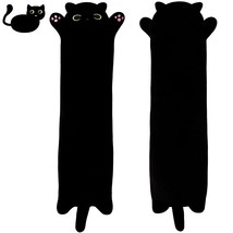 Black Cat Plush Toy Soft Long Cat Pillow Plushies Doll Stuffed Animal Plush Body - £28.53 GBP