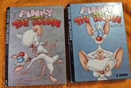 Pinky and the Brain Vol 1 &amp; 2  DVD 2006 4-Disc Set  Steven Spielberg Cartoon Lot - £11.64 GBP