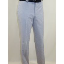 Men's Seersucker Suit Light Weight 100% Cotton By ENZO E58303-1 Blue image 11