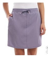 Elle Sport Womens Skort Blue Inner Shorts Pockets Drawstring Lightweight... - $751.73 MXN