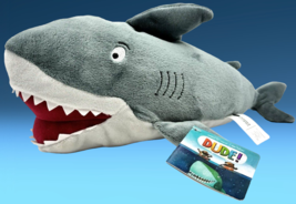 Kohl's Cares Shark Plush From Dude! Stuffed Animal 15" By Aaron Reynolds Gray - $14.95