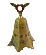 Bells of Sarna 1975 Christmas Brass Bell India  9&quot; Tall Limited Edition ... - €25,25 EUR