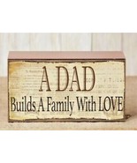 Dad wood Block sign - €14,48 EUR